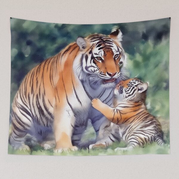 Item preview, Tiger mum and cub designed and sold by sid1802.