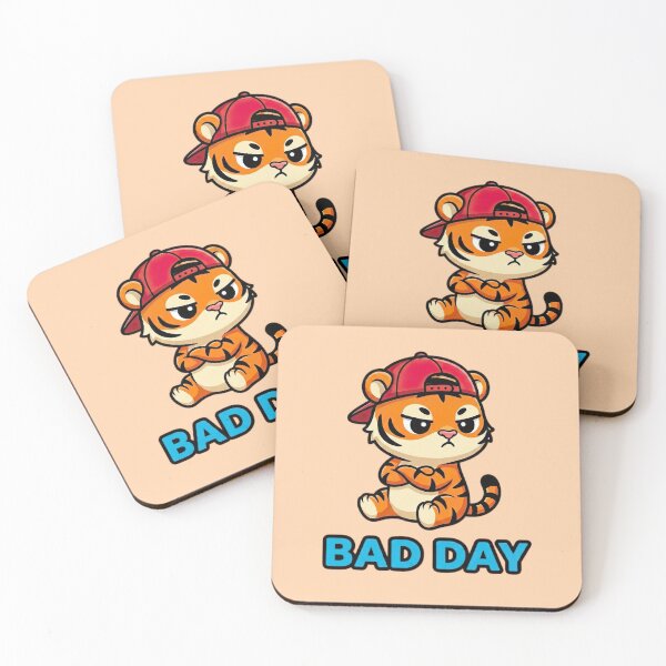 Item preview, Grumpy Tiger Bad Day designed and sold by WildCute.