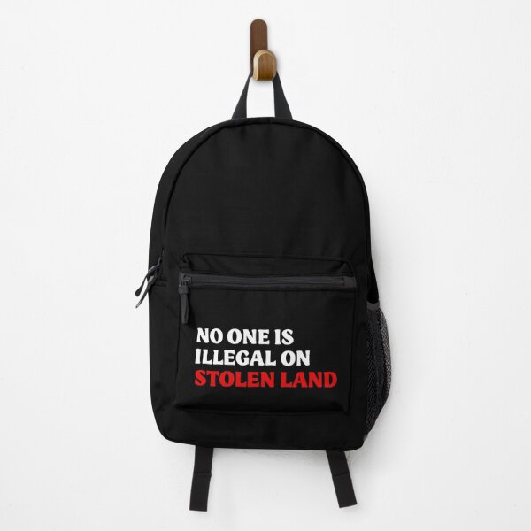 Item preview, No One Is Illegal On Stolen Land - Pro Immigrant Progressive designed and sold by PixVib.