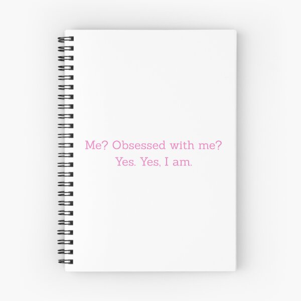 Item preview, Me? Obsessed with me? designed and sold by BlissThreads.