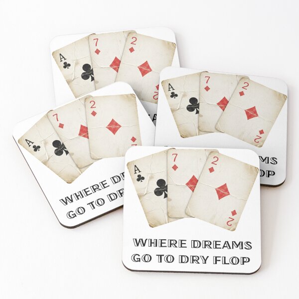 Item preview, The Dry Flop – Dead Man's Hand Poker Skeleton designed and sold by GambleCore.