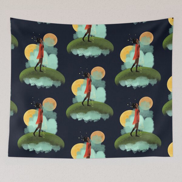 Item preview, Wanderers - little Nyota, hand painted picture designed and sold by AK-Hevonen.