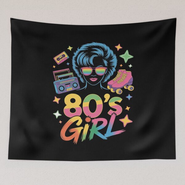 Item preview, 80's Girl Birthday Party Costume Women 5 designed and sold by MarkLeedsArt.