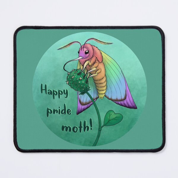 Item preview, Happy Pride Moth designed and sold by SJWoodsmith.