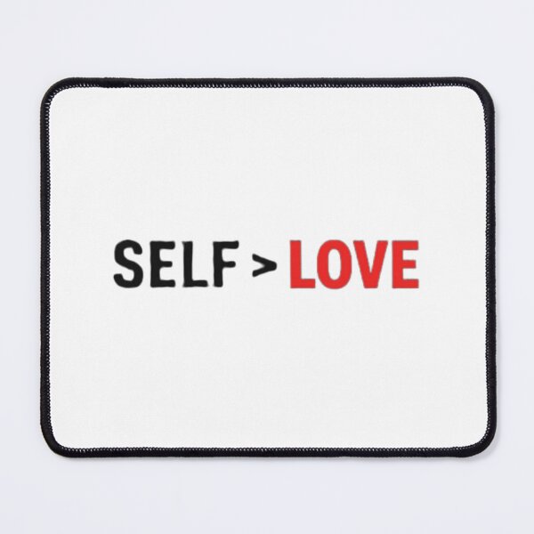 Item preview, Self Love Over Romance Valentine Minimal Quote designed and sold by Amr Darwish Graphic designer.