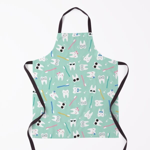 Item preview, Cute Tooth & Toothbrush Pattern designed and sold by ketrena.