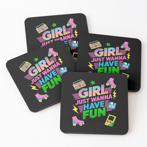 Item preview, 80's Girls Just Wanna Have Fun 1980s Birthday Girl designed and sold by MarkLeedsArt.