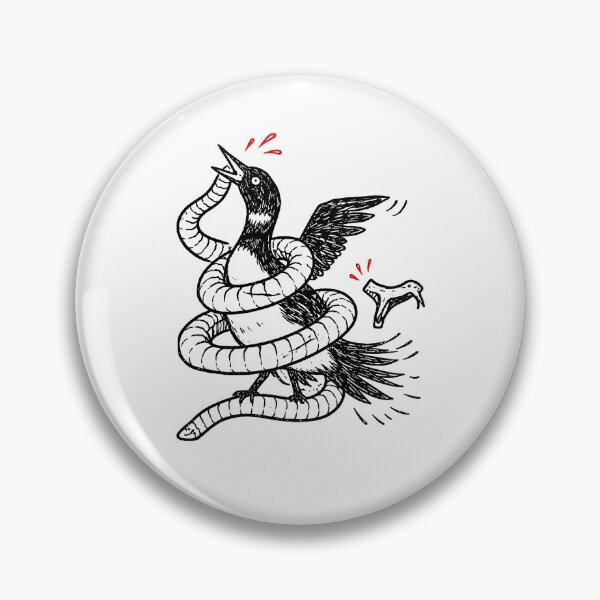 Item preview, Chinga la migra - Retro Bird Loon Minnesota Protest designed and sold by RandyHaskins.