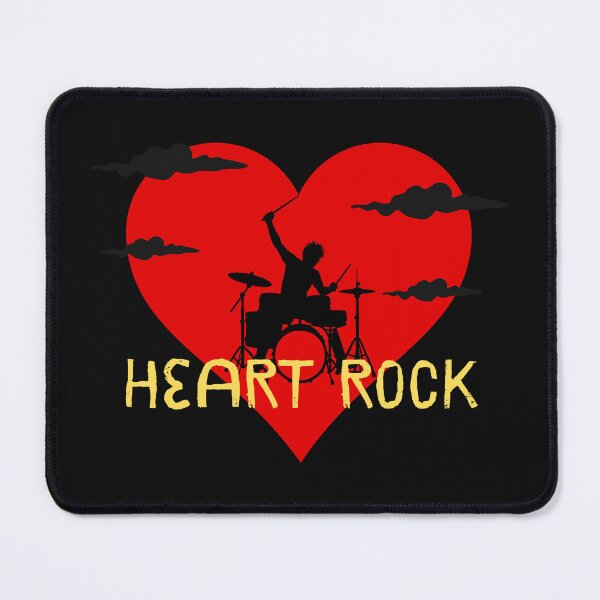 Item preview, Heart Rock - Passionate Drummer Silhouette designed and sold by AddyTae.