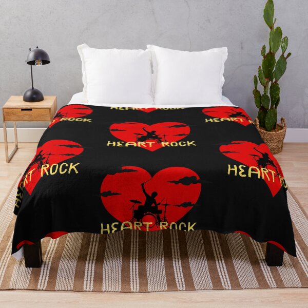 Item preview, Heart Rock - Passionate Drummer Silhouette designed and sold by AddyTae.