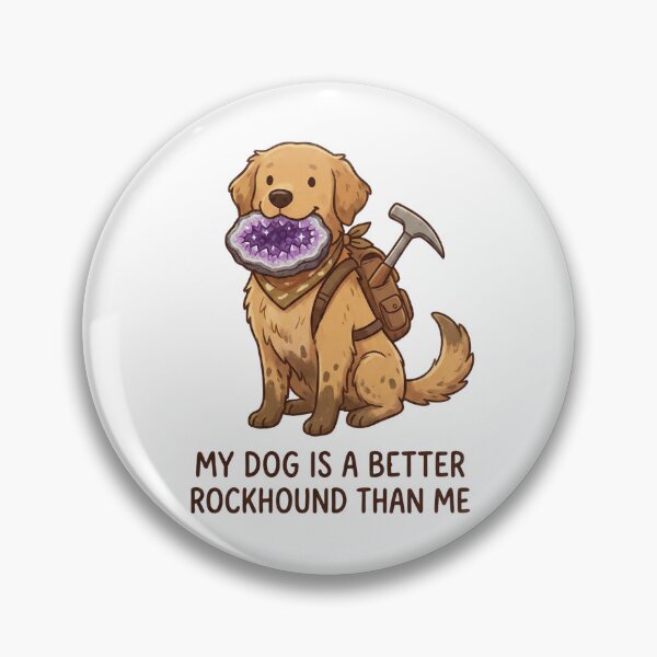 Item preview, Funny Dog Rockhound Gift designed and sold by SignumShop.
