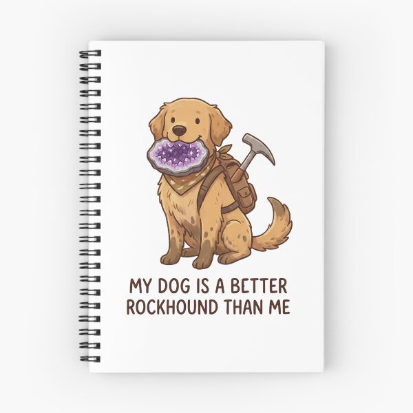 Item preview, Funny Dog Rockhound Gift designed and sold by SignumShop.