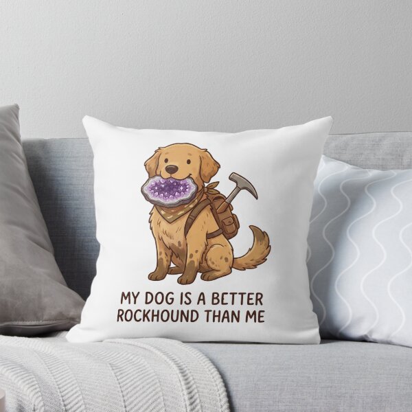 Item preview, Funny Dog Rockhound Gift designed and sold by SignumShop.