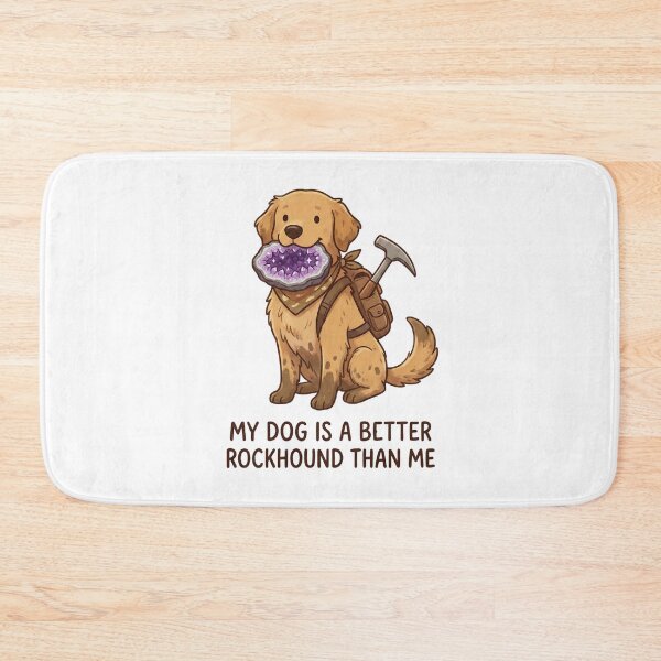 Item preview, Funny Dog Rockhound Gift designed and sold by SignumShop.