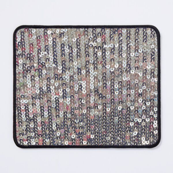 Item preview, Silver sequins, festive party vibe | glitter pattern designed and sold by hollycooper.