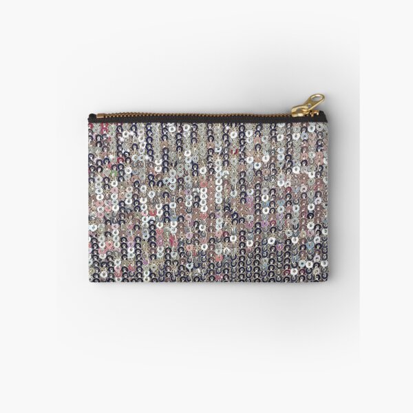 Item preview, Silver sequins, festive party vibe | glitter pattern designed and sold by hollycooper.