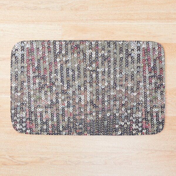 Item preview, Silver sequins, festive party vibe | glitter pattern designed and sold by hollycooper.