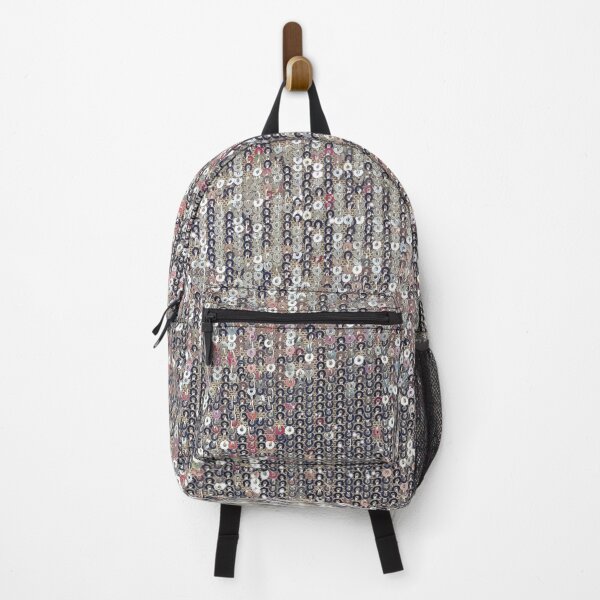 Item preview, Silver sequins, festive party vibe | glitter pattern designed and sold by hollycooper.