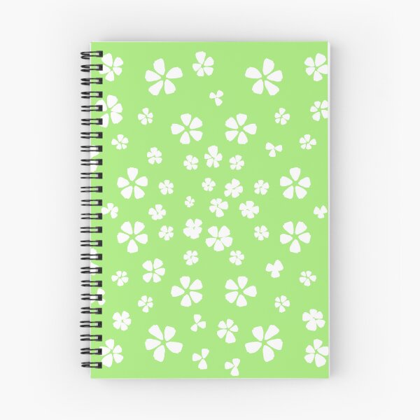 Item preview, Soft green floral pattern green and white daisies wildflowers designed and sold by hollycooper.