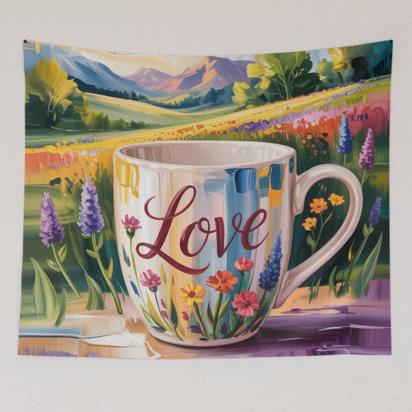 Item preview, Favorite cup,oil paint. designed and sold by elegantpaterns.