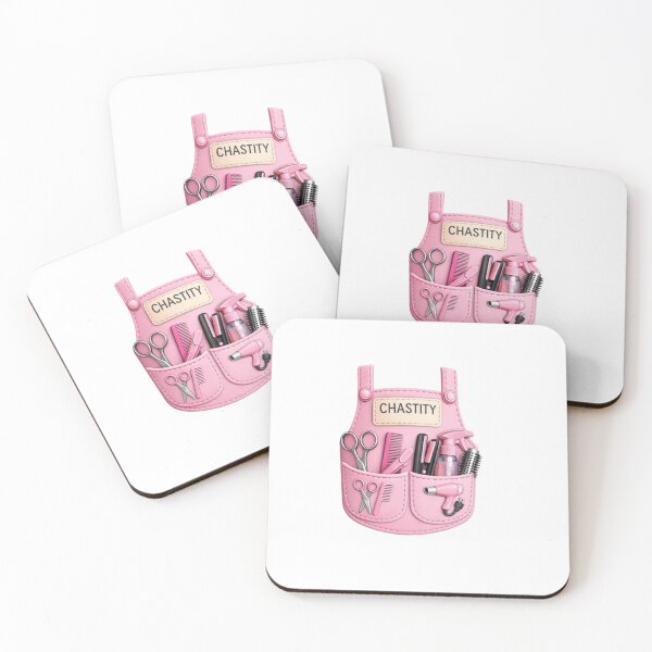 Item preview, Personalized Hair Stylist Apron Design – Custom Name Salon Gift - Pink Base designed and sold by Sqwirlgrl.