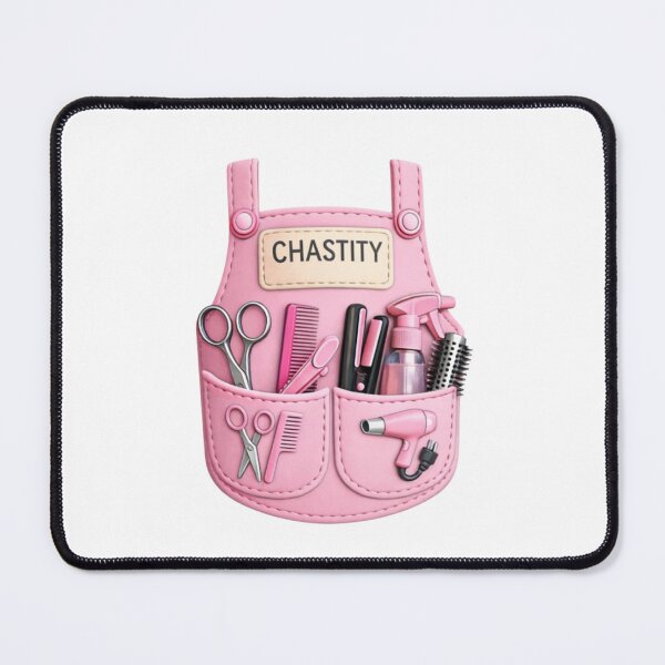 Item preview, Personalized Hair Stylist Apron Design – Custom Name Salon Gift - Pink Base designed and sold by Sqwirlgrl.