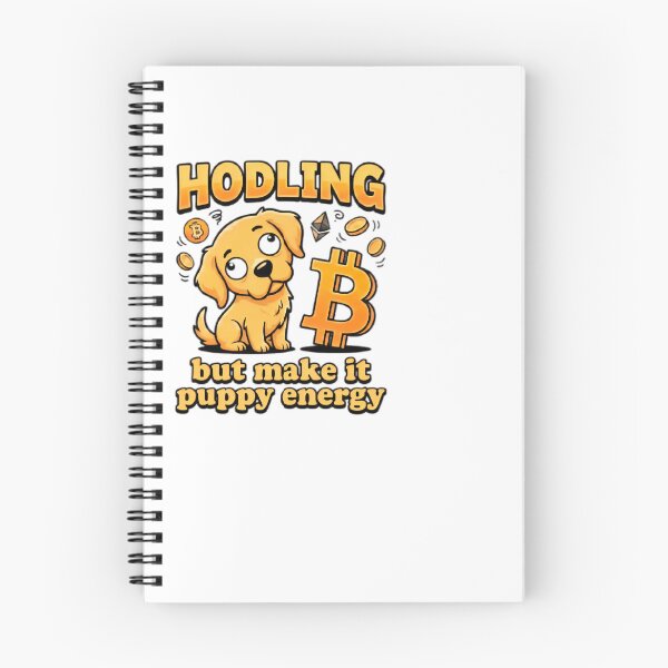Item preview, Hodling But Make It Puppy Energy T-Shirt | Bitcoin Meme Tee | Crypto Dog designed and sold by CryptoCactus.