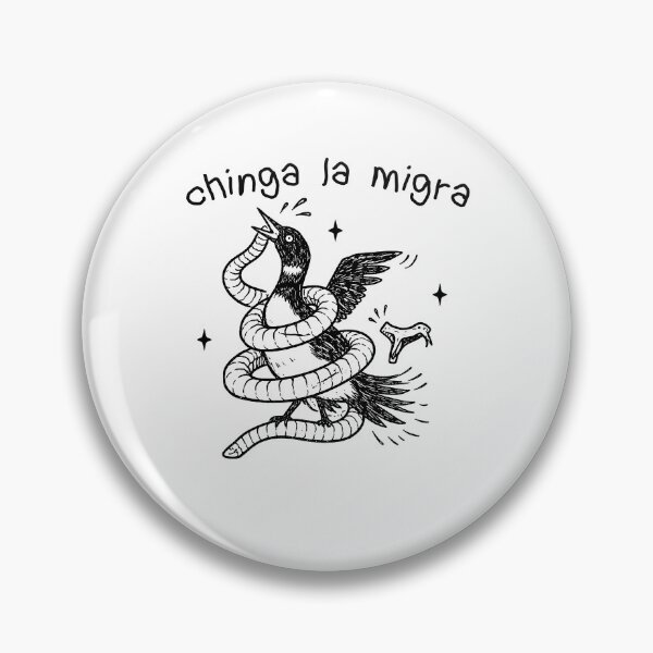 Item preview, Retro Chinga la migra Loon - Anti-ICE | Political Protest designed and sold by RandyHaskins.