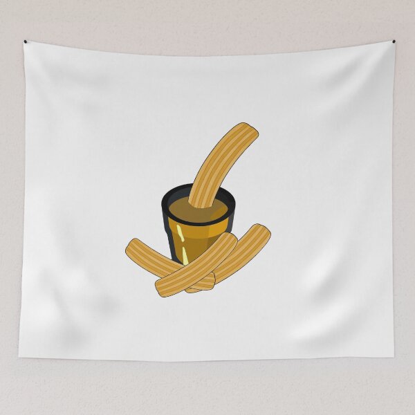 Item preview, Mexican Churro Sweet Snack With Chocolate Dip designed and sold by Sartoris Art.
