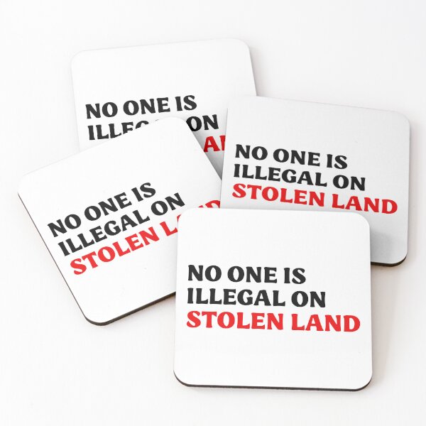 Item preview, No One Is Illegal On Stolen Land - Indigenous Rights designed and sold by PixVib.