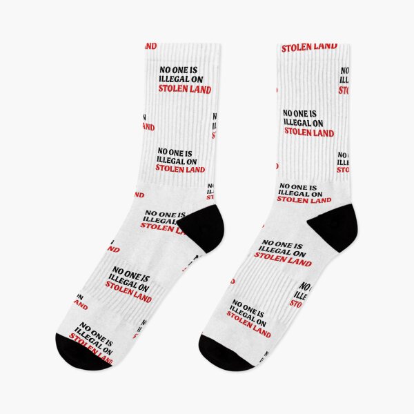 Item preview, No One Is Illegal On Stolen Land - Indigenous Rights designed and sold by PixVib.
