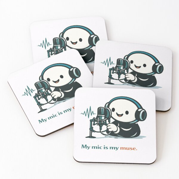Item preview, My Mic Is My Muse designed and sold by ChaosInNumbers.