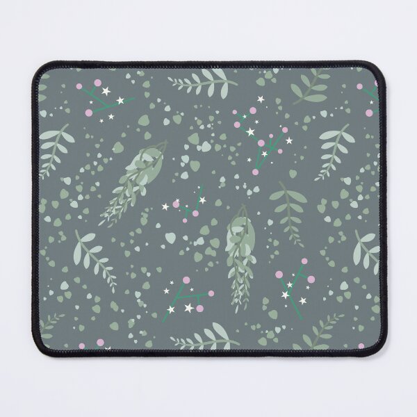 Item preview, Eucalyptus Foliage Pattern - Charcoal Grey designed and sold by Daniel Bevis Design.