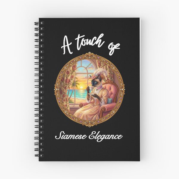 Item preview, Siamese Elegance Victorian Cat Lady at Tropical Sunset Window designed and sold by Fateh-Kro ⭐⭐⭐⭐⭐.
