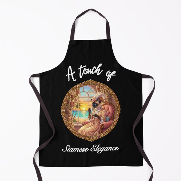 Item preview, Siamese Elegance Victorian Cat Lady at Tropical Sunset Window designed and sold by Fateh-Kro ⭐⭐⭐⭐⭐.