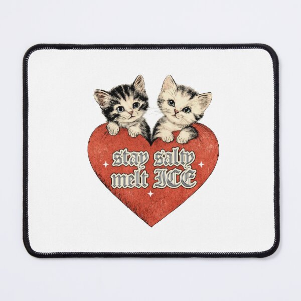 Item preview, Stay salty melt ICE - Chinga La Migra Cat - Cute Valentines Kittens Vintage designed and sold by RandyHaskins.