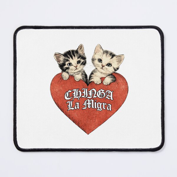 Item preview, Cats Anti ICE - Chinga La Migra Cute Valentines Vintage 90s Kittens designed and sold by RandyHaskins.