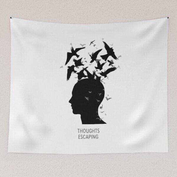 Item preview, Thoughts Escaping Essential T-shirt designed and sold by PaulaArtworks.