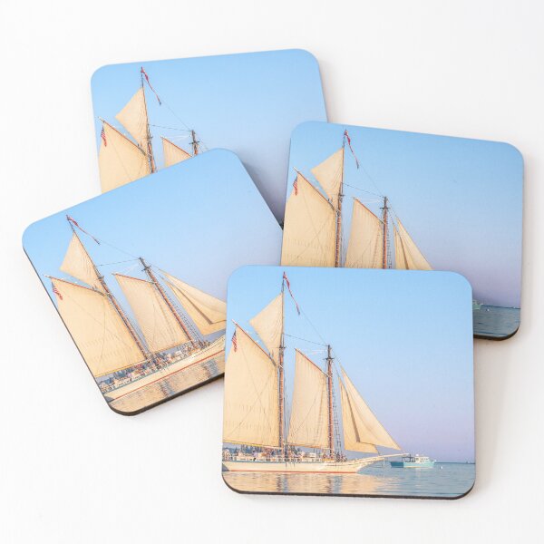 Item preview, Sailboat During Sunset Cruise in Boothbay Harbor, Maine designed and sold by katelizspra.