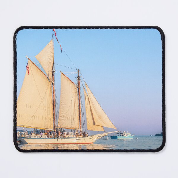 Item preview, Sailboat During Sunset Cruise in Boothbay Harbor, Maine designed and sold by katelizspra.