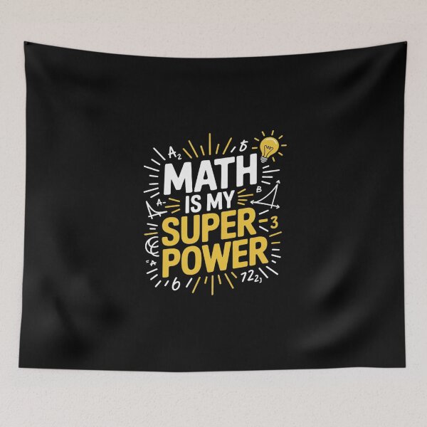 Item preview, Math Is My Superpower Algebra Lover STEAM  designed and sold by DigitaldeligArt.