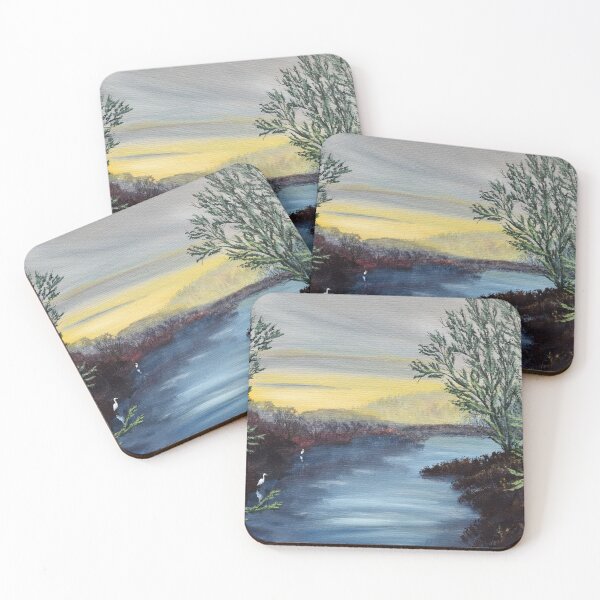 Item preview, Egrets in Wetlands designed and sold by BreezyZen.