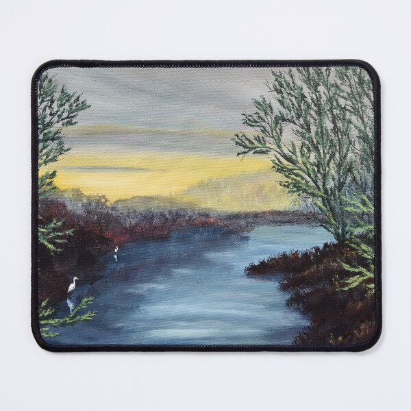 Item preview, Egrets in Wetlands designed and sold by BreezyZen.