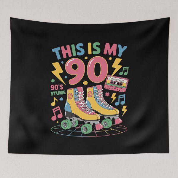Item preview, 90s Costume 1990s Theme Party Nineties Styles Fashion Outfit 1 designed and sold by MarkLeedsArt.