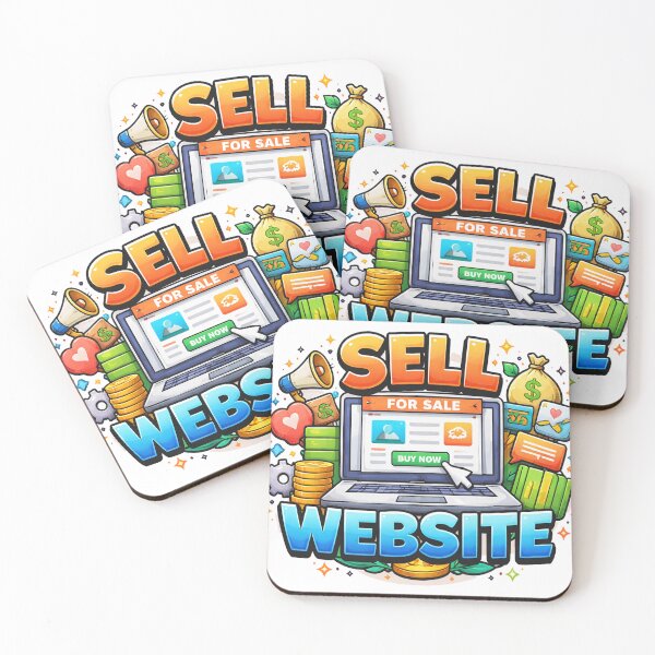 Item preview, Sell Website Business Design | Online Store Entrepreneur Illustration | E-Commerce Wall Art, Sticker & T-Shirt designed and sold by ElGrandeDesign.