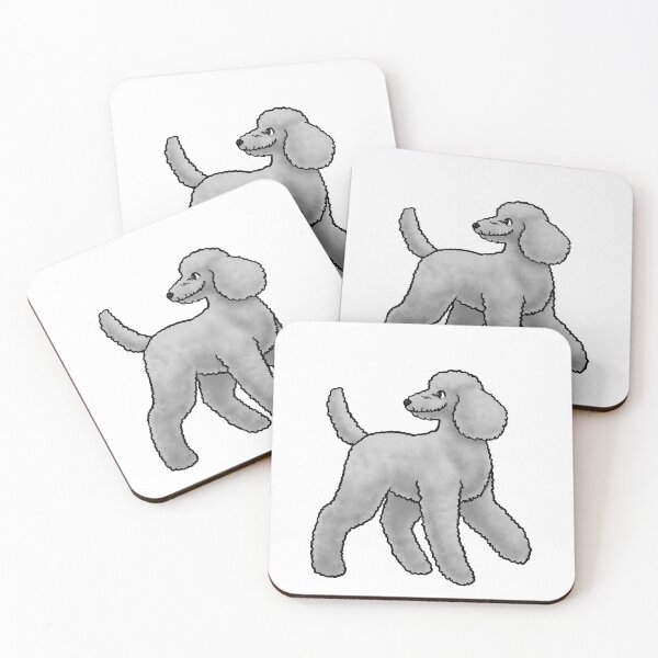 Item preview, Dog - Miniature Poodle - Puppy Gray designed and sold by Jennifer Stolzer.