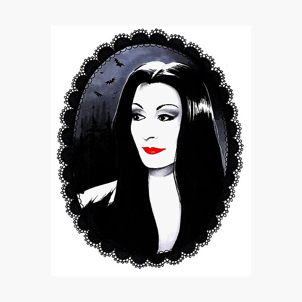 Morticia Photographic Print