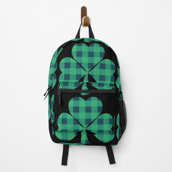 Item preview, Green plaid shamrock, lucky clover, St. Patrick day design  designed and sold by hollycooper.