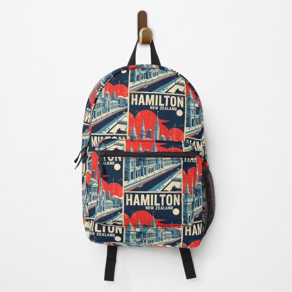 Item preview, Hamilton New Zealand Retro Vintage Travel Design designed and sold by TravelersGems.