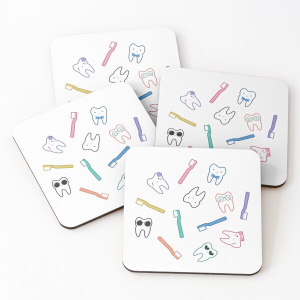 Item preview, Cute Teeth & Toothbrushes Sticker Pack designed and sold by ketrena.
